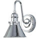 Provence 1 Light 6 inch PC Bath Light Wall Light in Polished Chrome